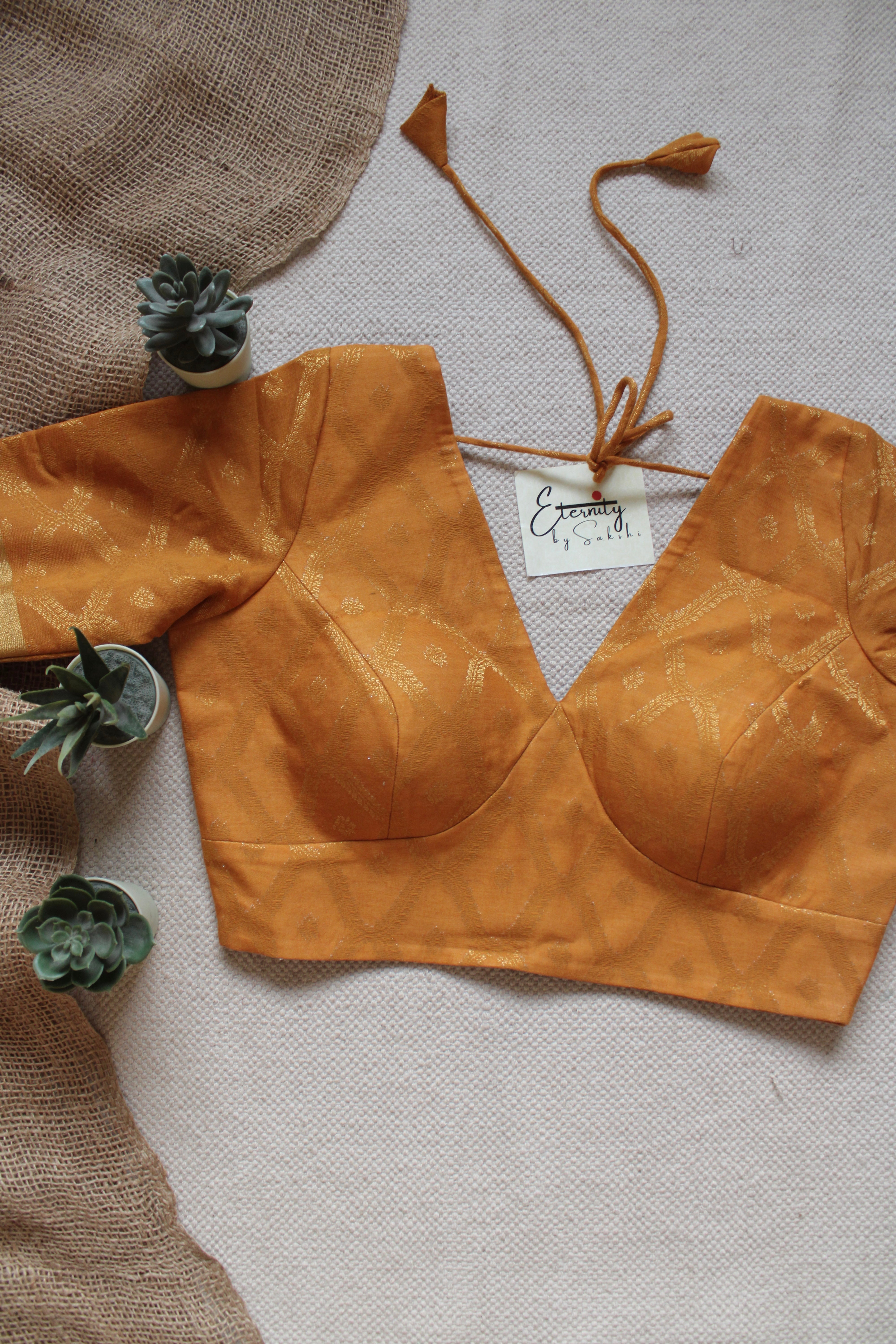 Mustard Yellow Sajni Blouse