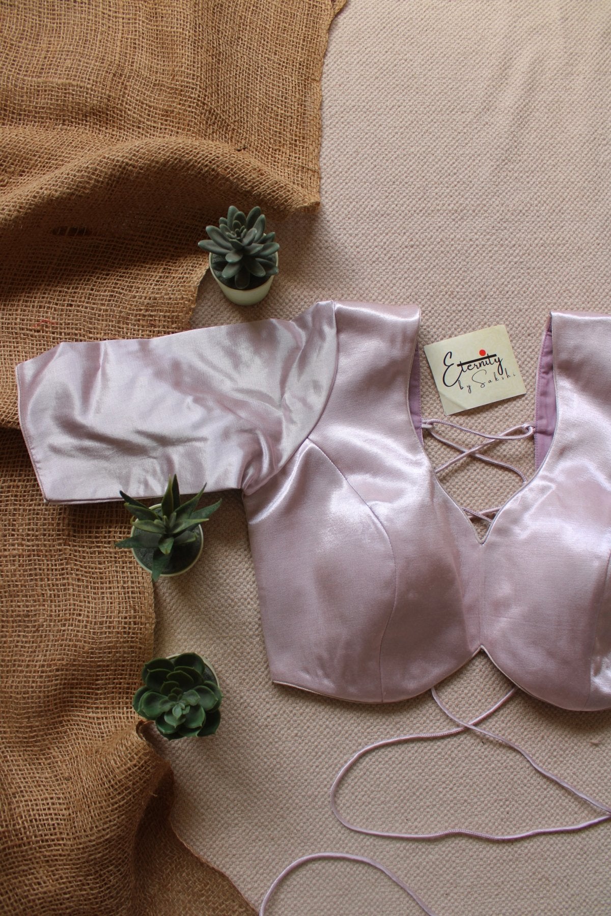 Heer Lilac Backless Blouse - Eternity by Sakshi