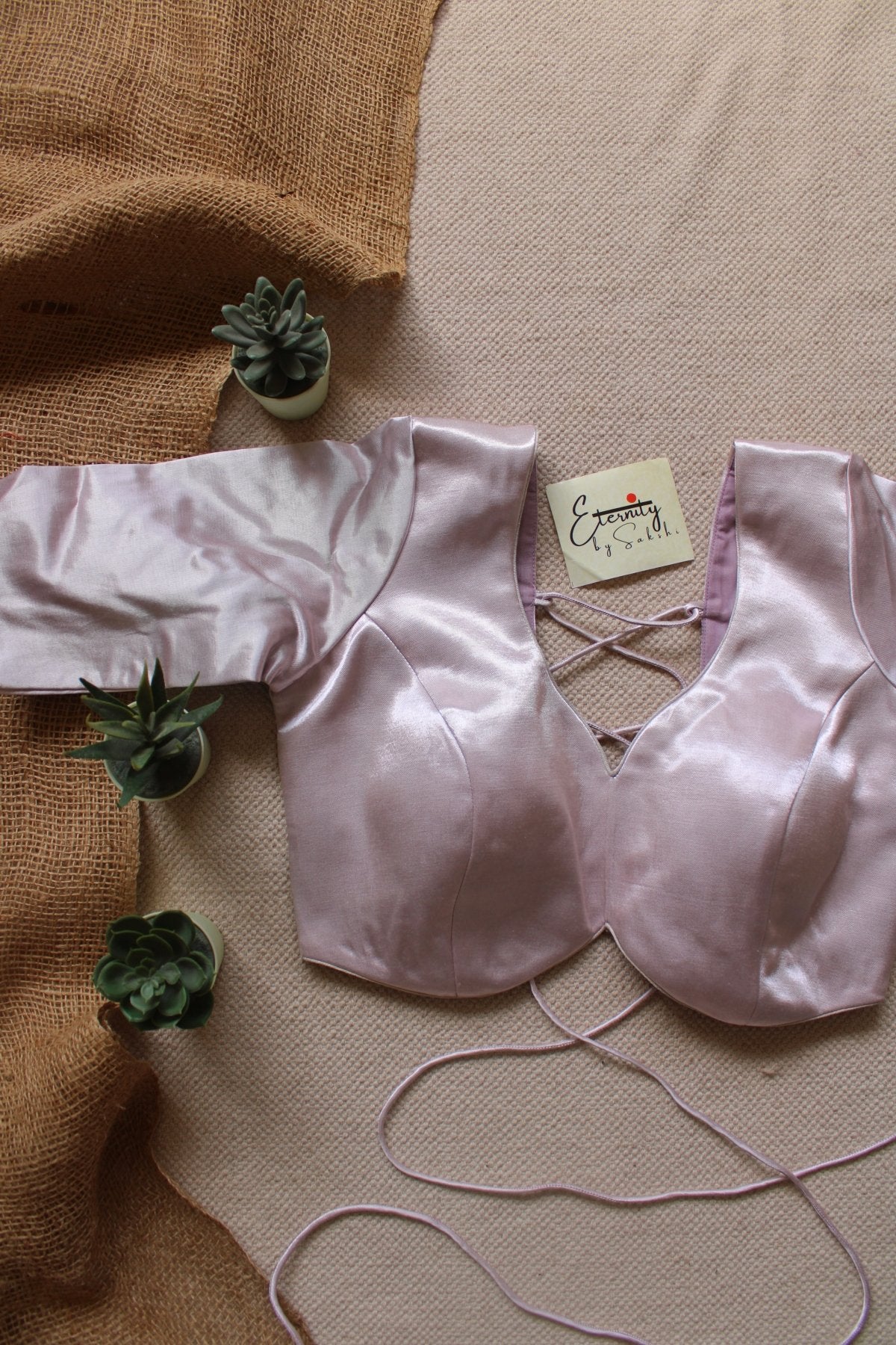 Heer Lilac Backless Blouse - Eternity by Sakshi