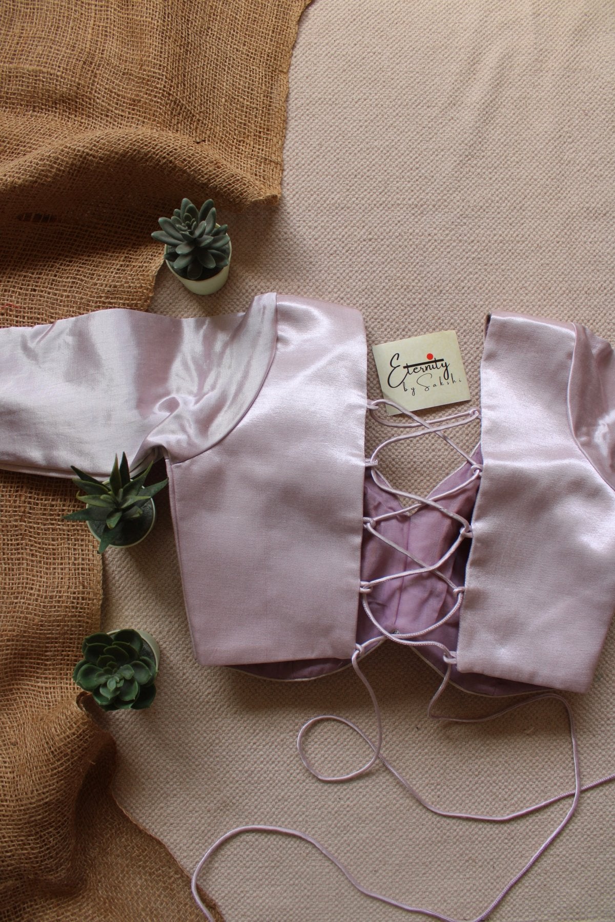 Heer Lilac Backless Blouse - Eternity by Sakshi