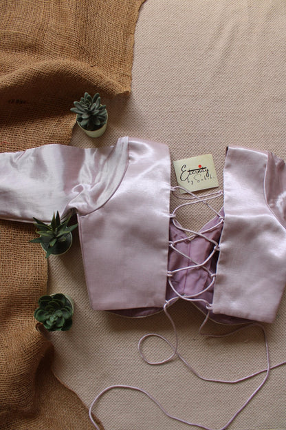 Heer Lilac Backless Blouse - Eternity by Sakshi