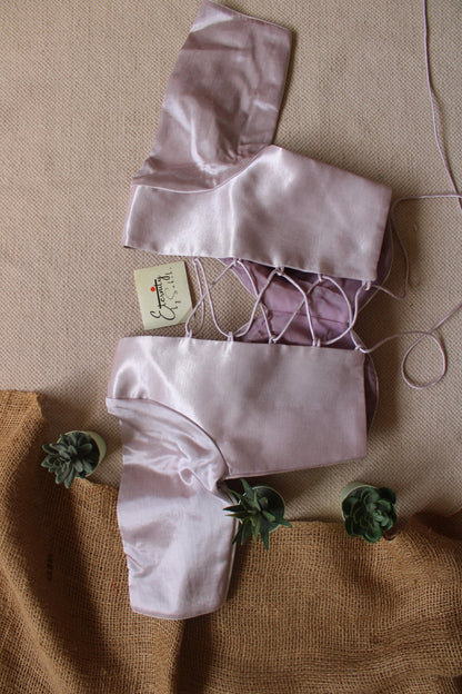 Heer Lilac Backless Blouse - Eternity by Sakshi