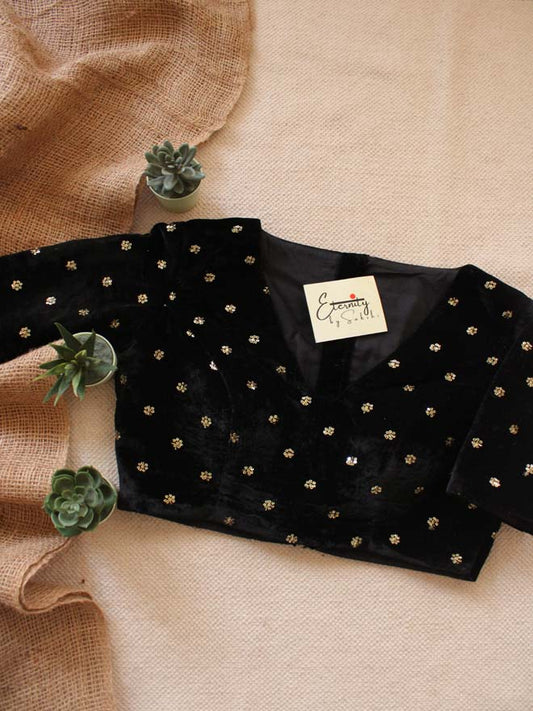 Black Sitara Blouse