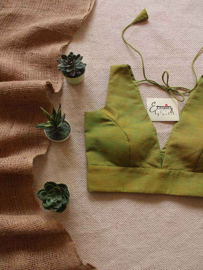 Green Petal Blouse