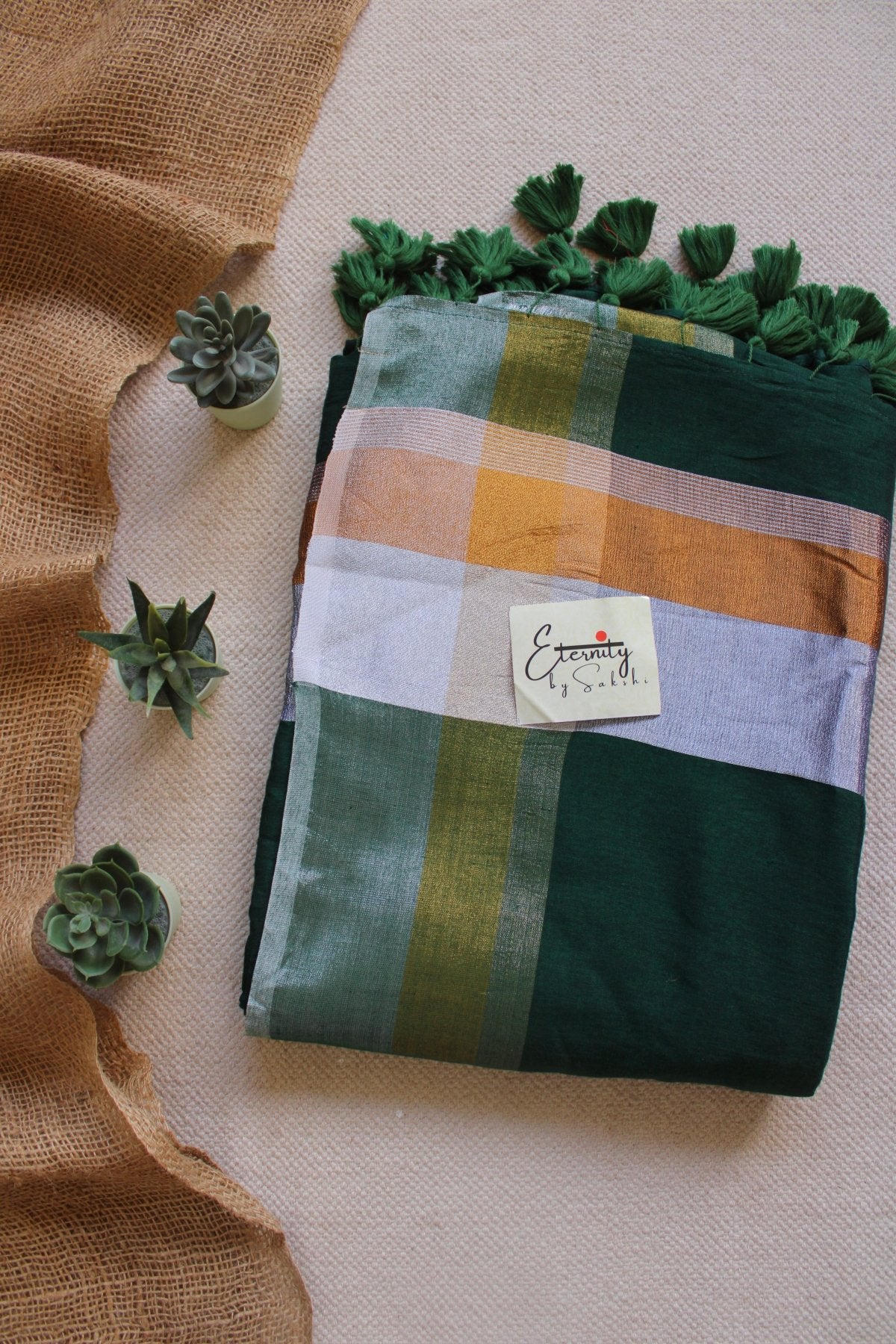 Green Madhumita Saree - Eternity by Sakshi