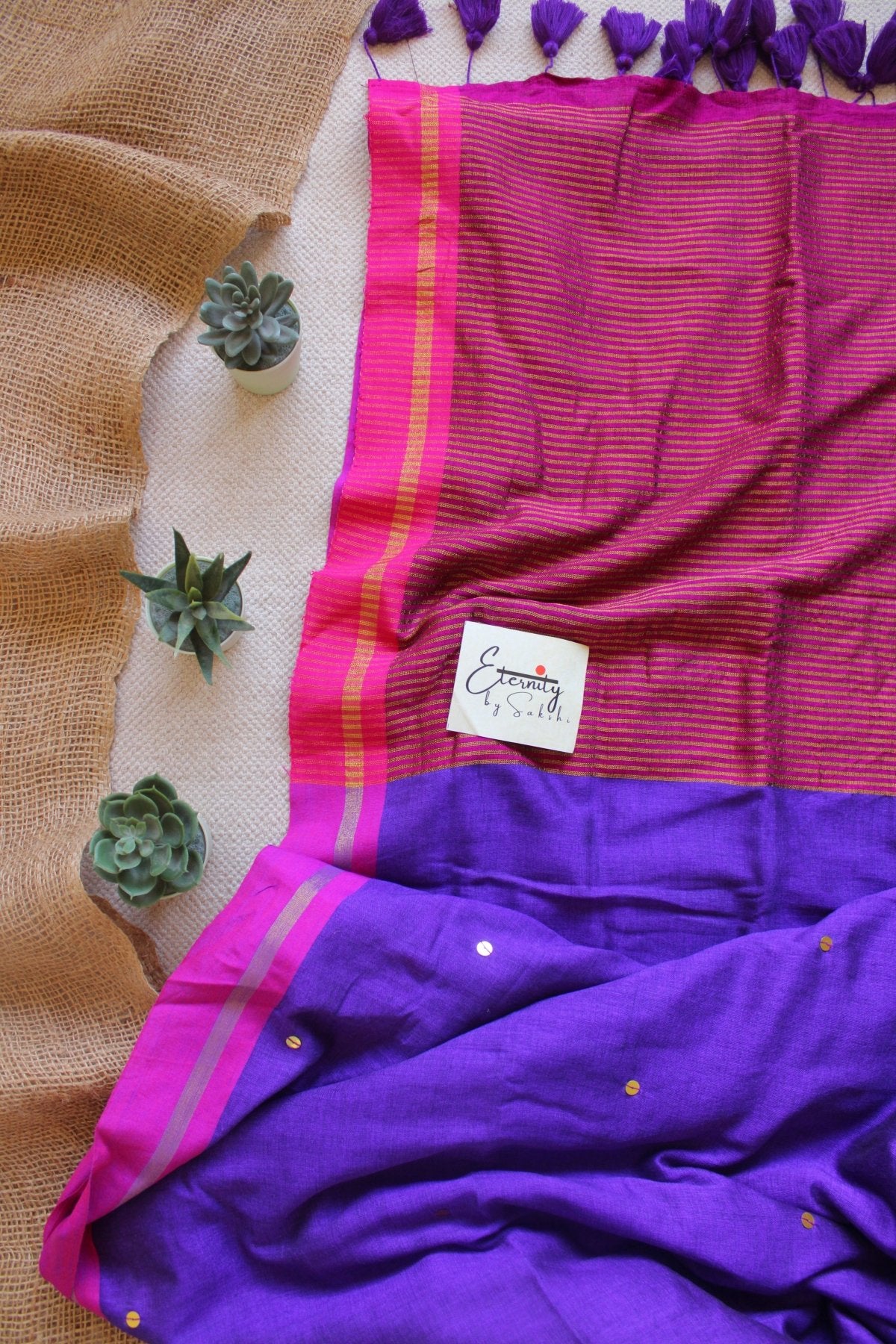 Pink Stripe Varnika Saree - Eternity by Sakshi