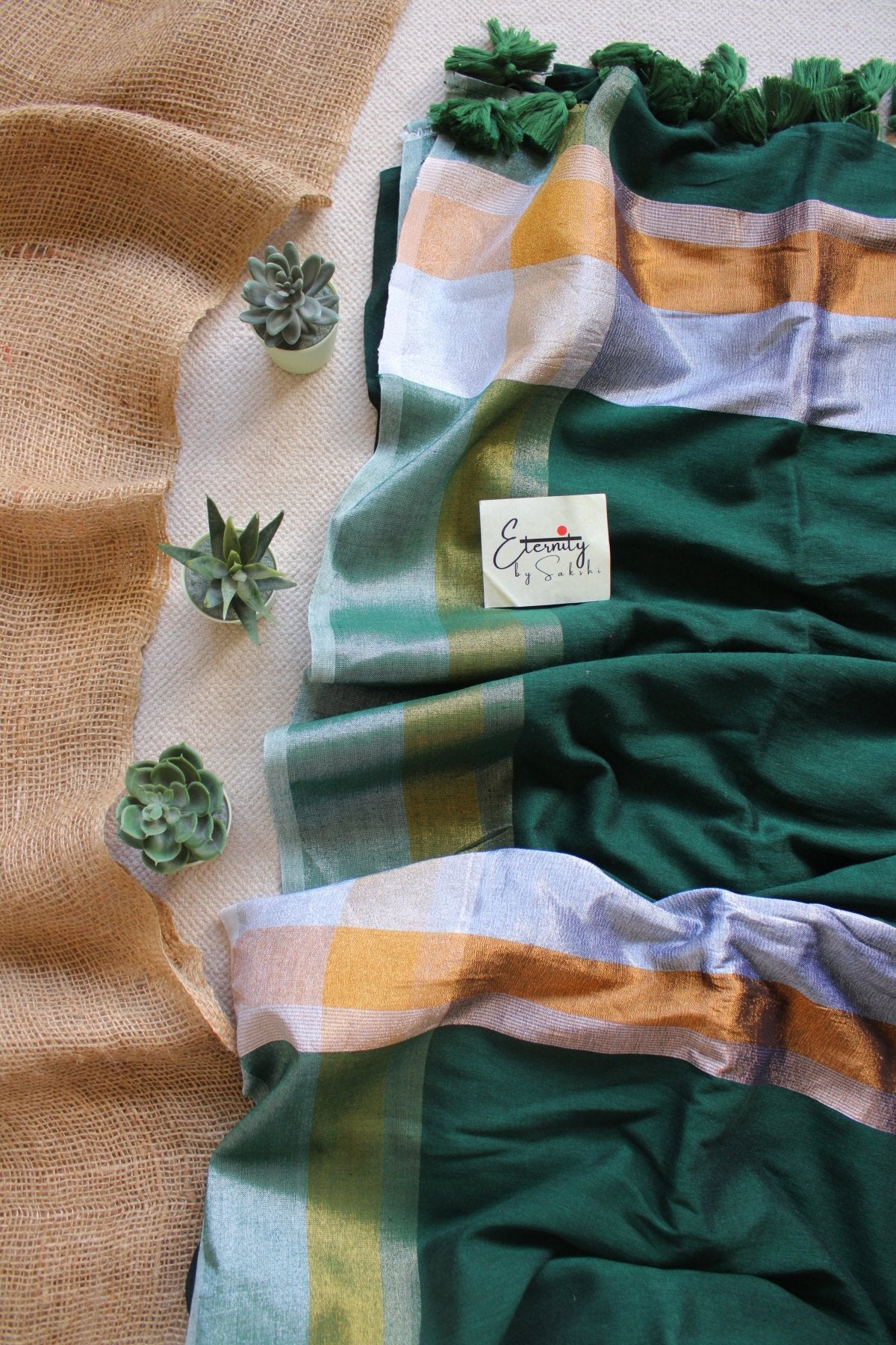 Green Madhumita Saree - Eternity by Sakshi
