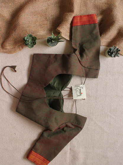 Olive Mangalgiri Blouse