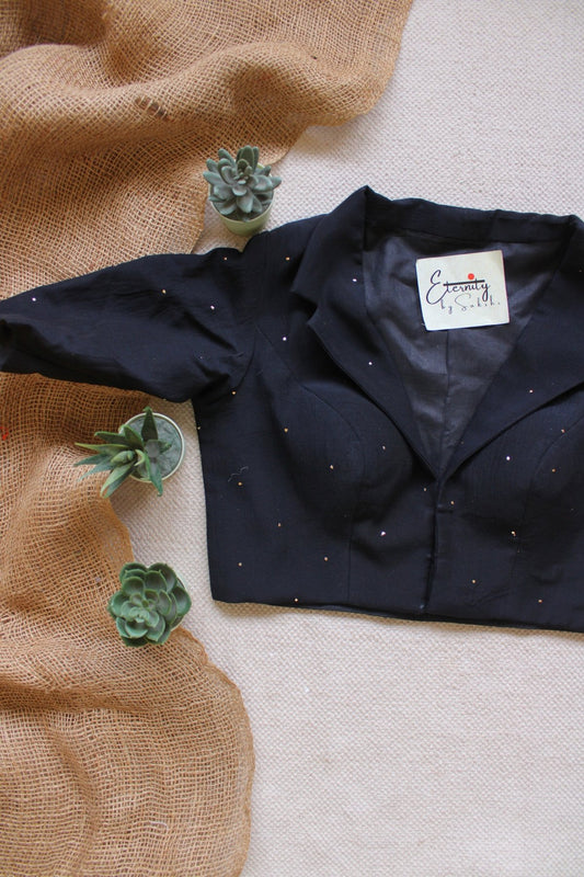 Midnight Spark Collar Blouse - Eternity by Sakshi