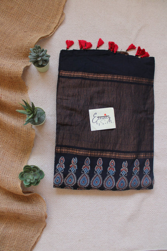 Ajrani Mangalgiri Saree - Eternity by Sakshi