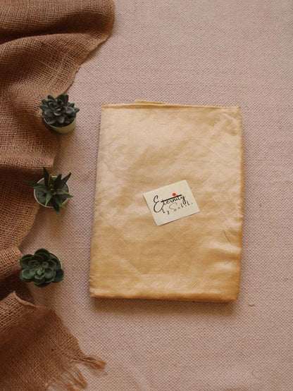 Handwoven Nude Tissue Banarasi Saree - Eternity by Sakshi