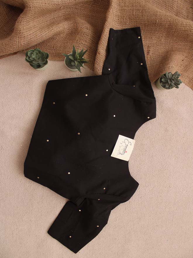 Black Badla Blouse