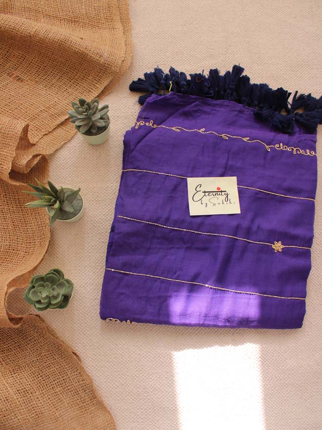 Purple Noor Saree