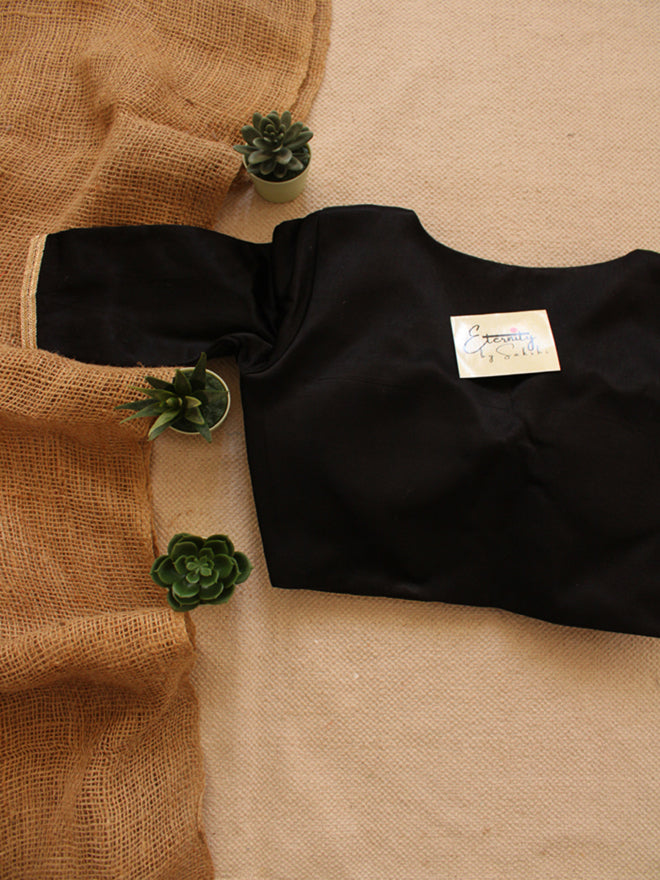 Royal Black Blouse