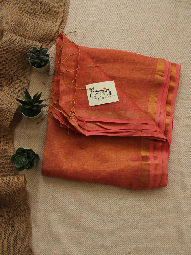 Orange Raatein Saree