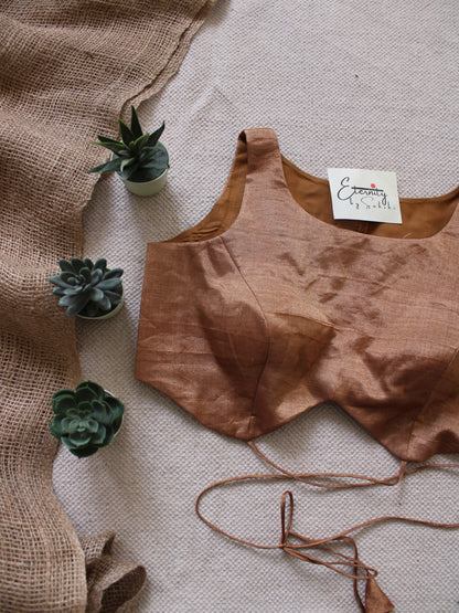 Copper Zari Blouse