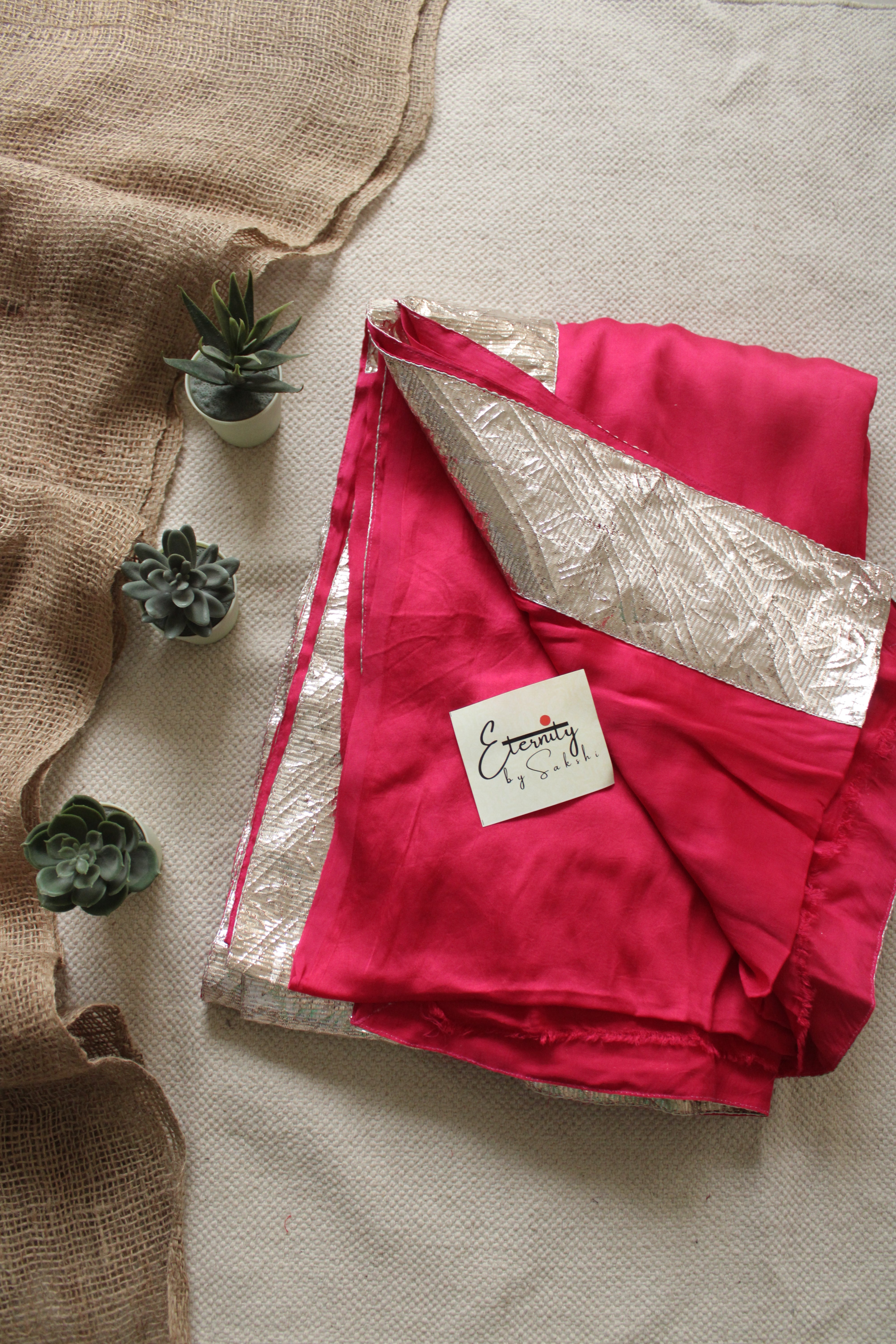 Pink Hoor Saree