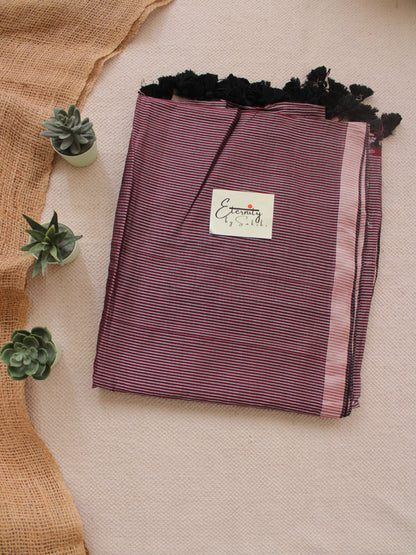 Maroon Sitara Saree