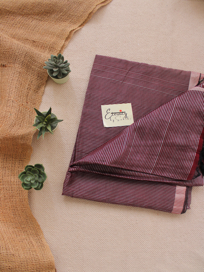 Maroon Sitara Saree