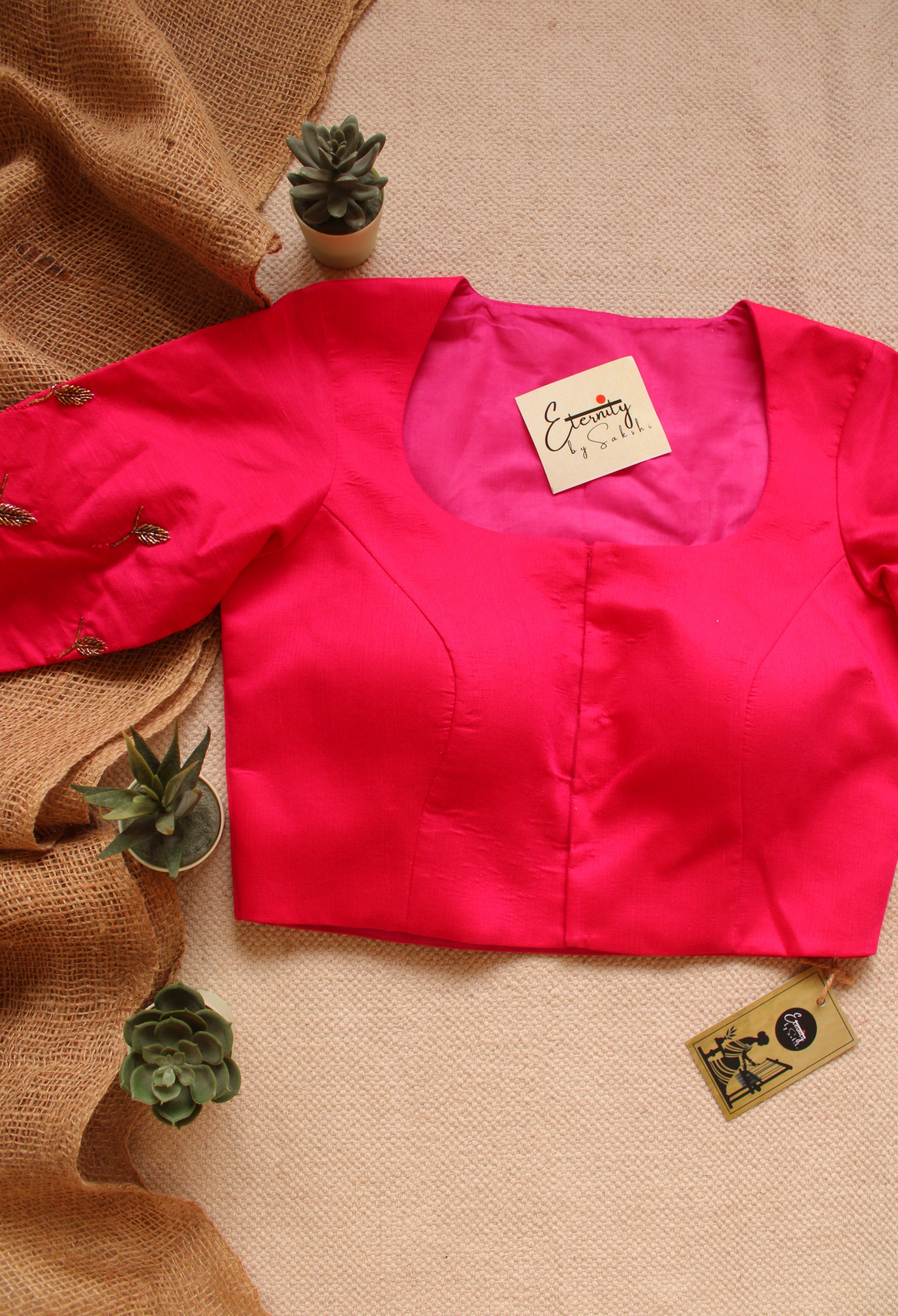 Pink Handwork Blouse