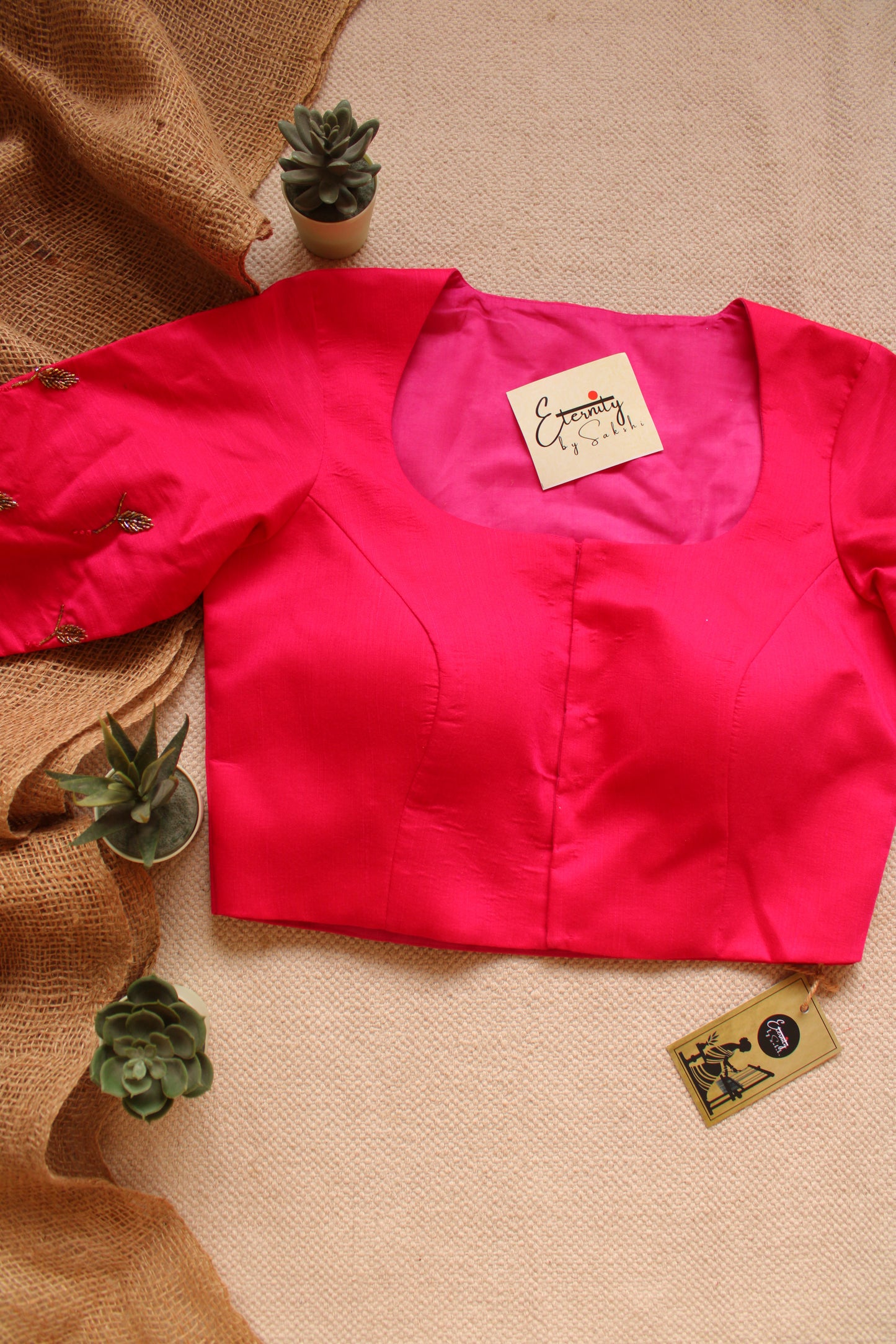 Pink Handwork Blouse