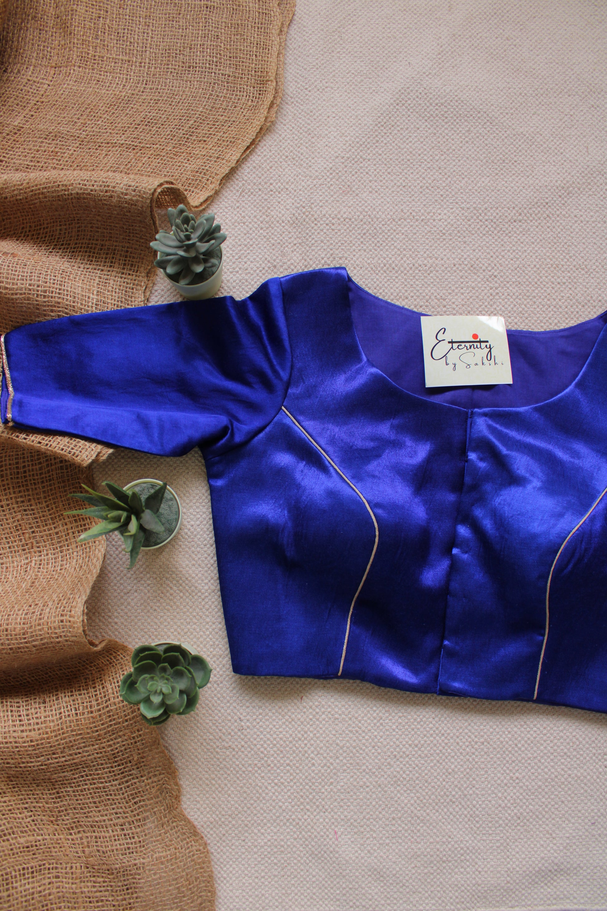 Blue Jardosi Blouse