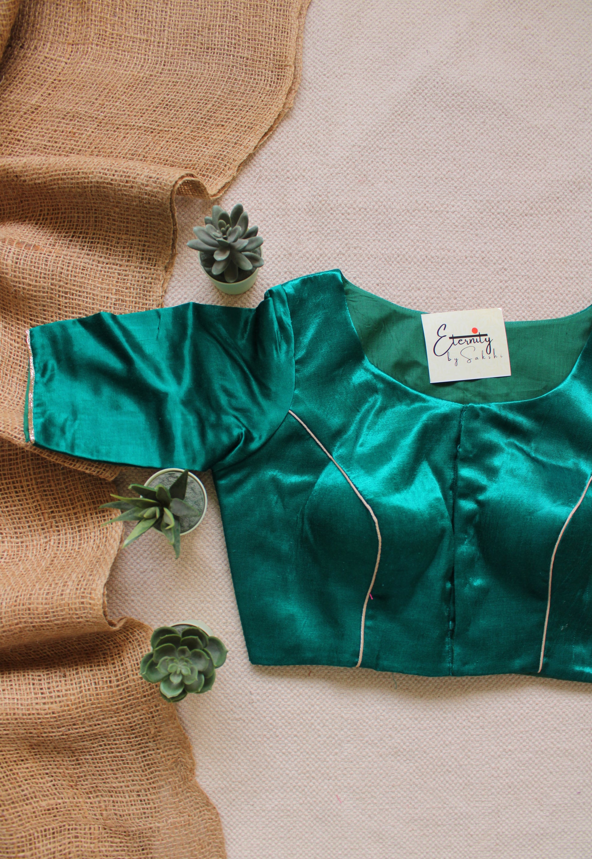 Green Jardosi Blouse