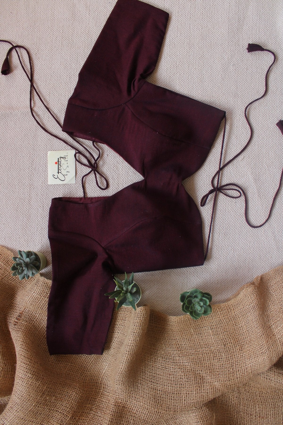 Dark Sienna Shadow Blouse - Eternity by Sakshi