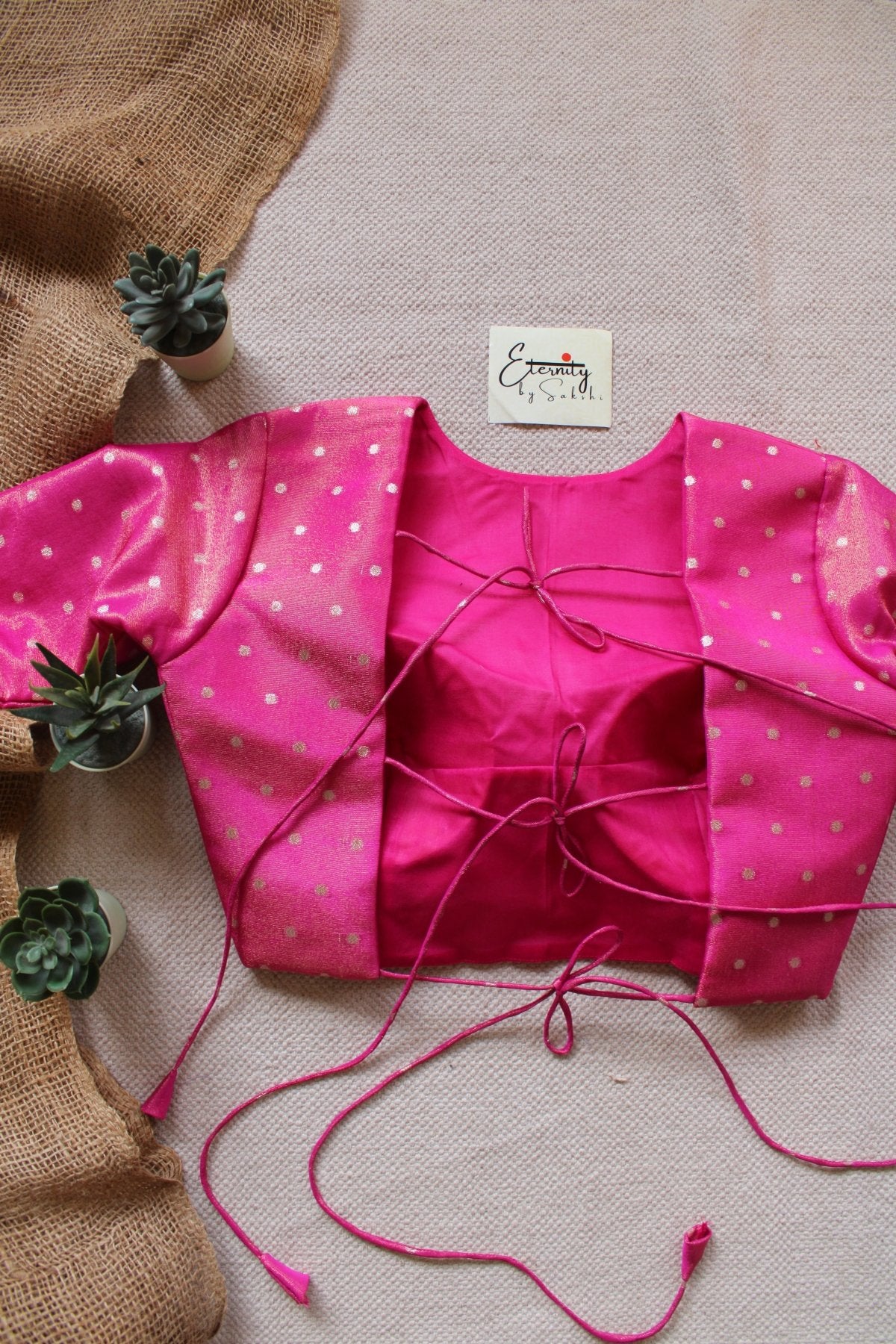 Tales of Tikki - Gulaabi Blouse - Eternity by Sakshi