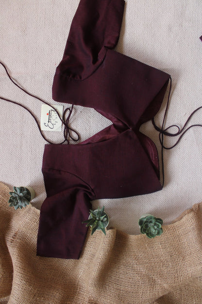 Dark Sienna Shadow Blouse - Eternity by Sakshi