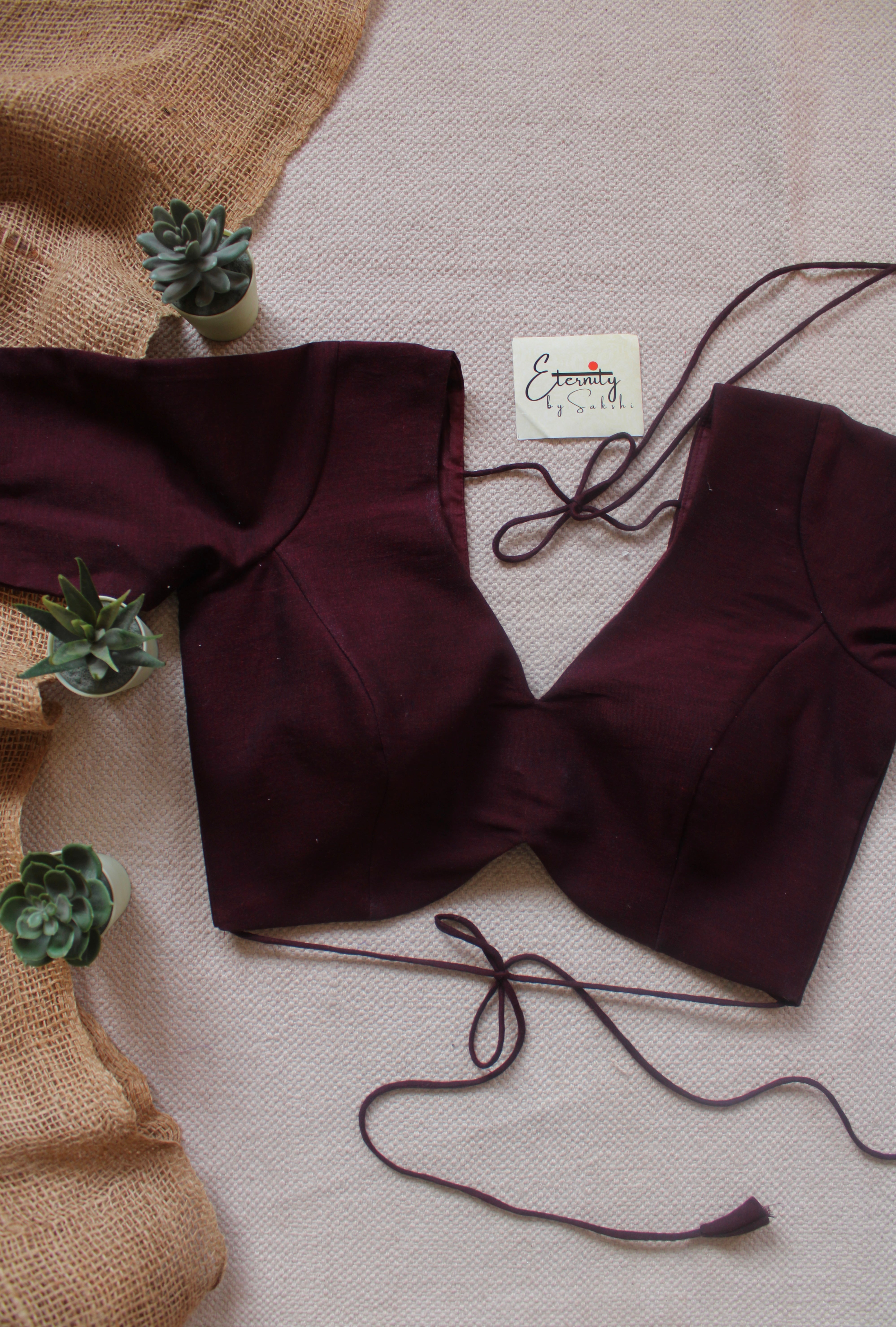 Dark Sienna Shadow Blouse