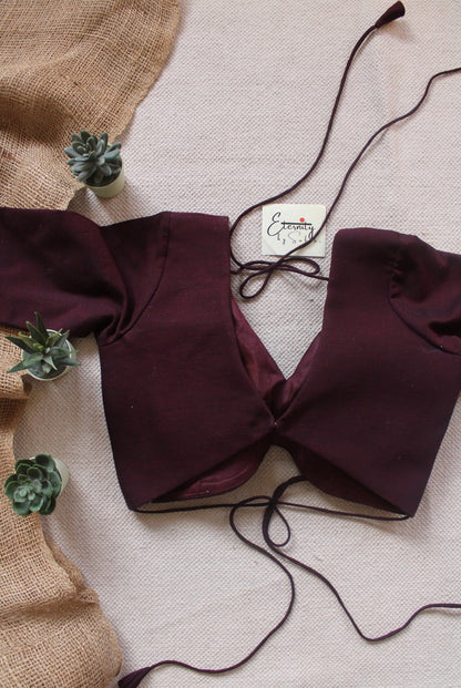Dark Sienna Shadow Blouse - Eternity by Sakshi