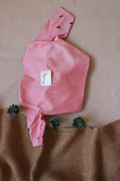 Baby Pink Handwork Blouse