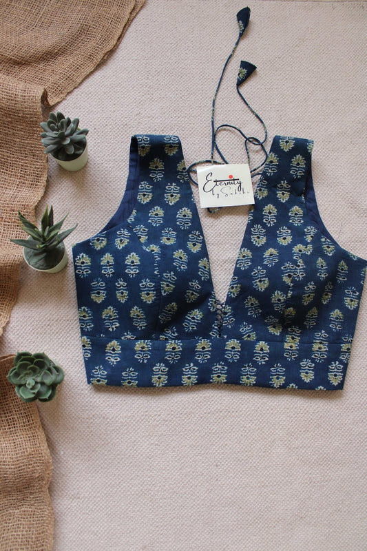 Indigo Charms Blouse - Eternity by Sakshi
