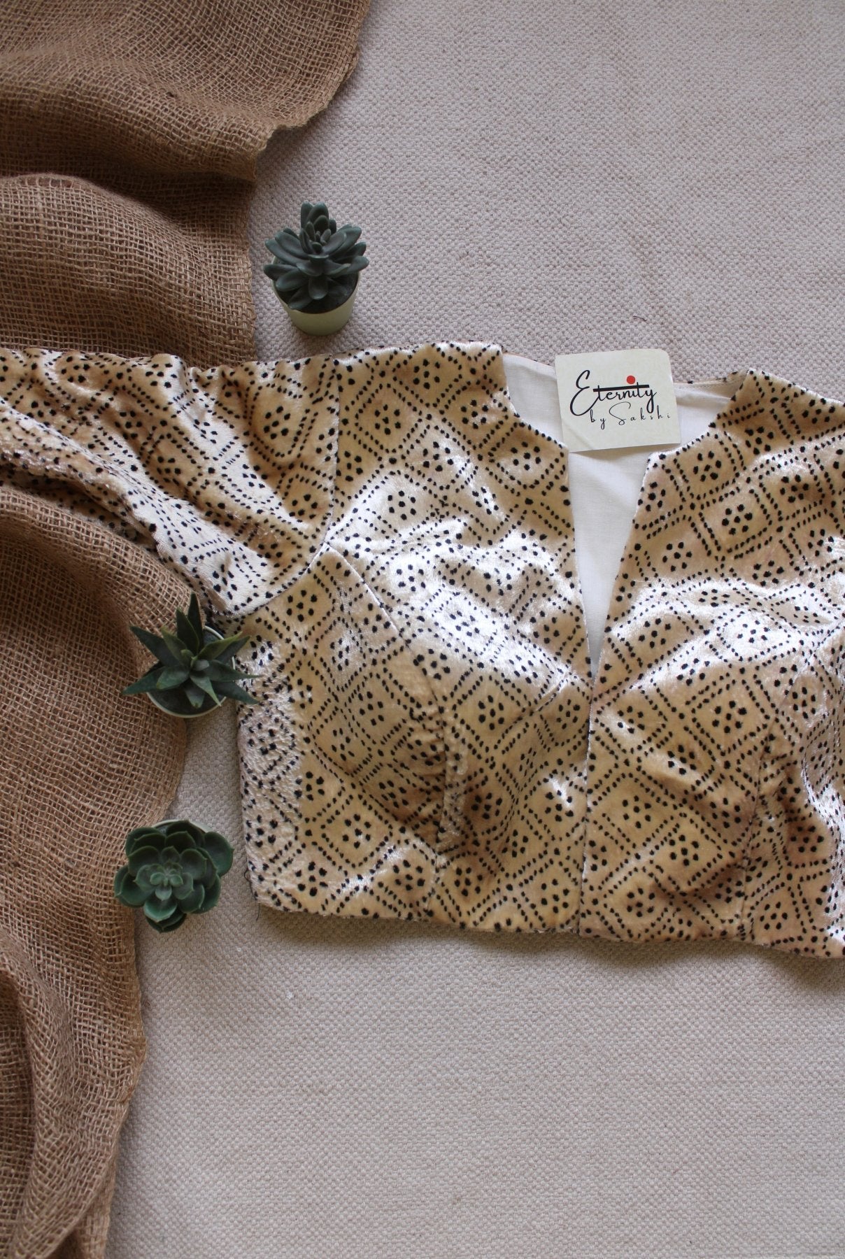 Vanilla Velvet Blouse - Eternity by Sakshi