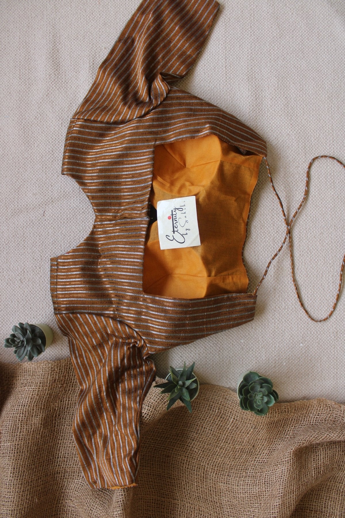 Yellow Rimjhim Blouse - Eternity by Sakshi