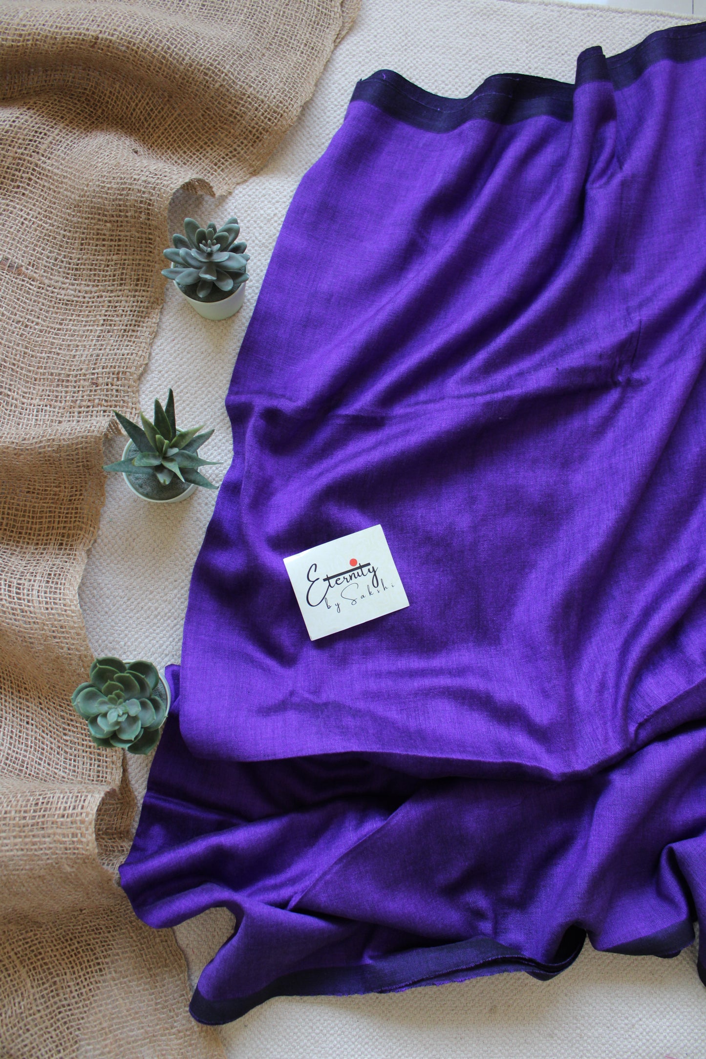 Purple Rozana Saree