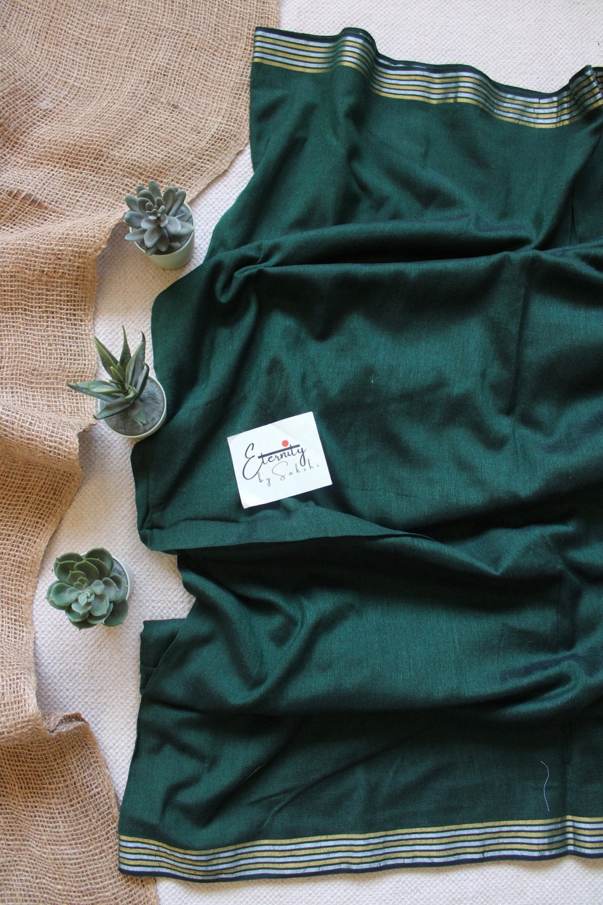 Kanak Green Saree - Eternity by Sakshi