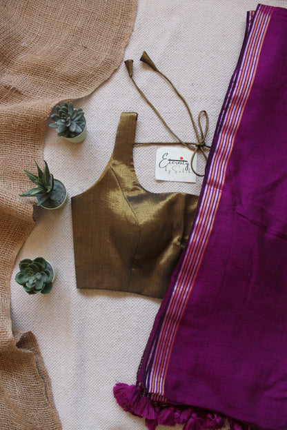 Kanak Rosy Saree + Sona Noorie Blouse Combo - Eternity by Sakshi