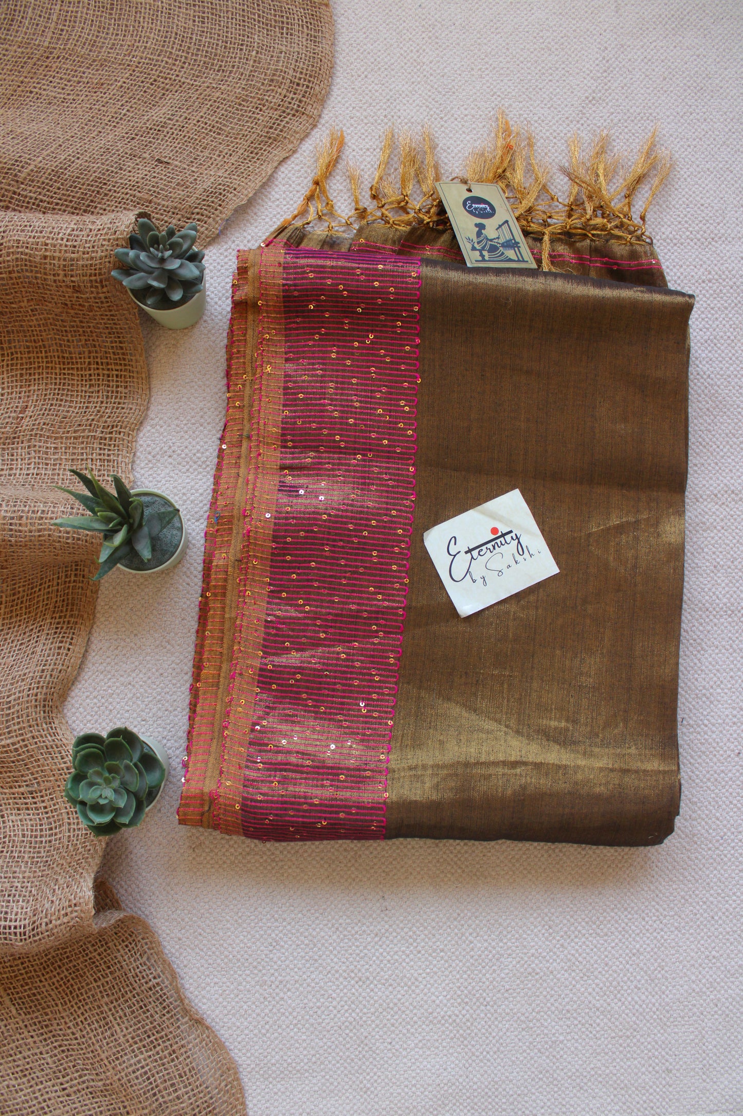 Copper Shakti Saree
