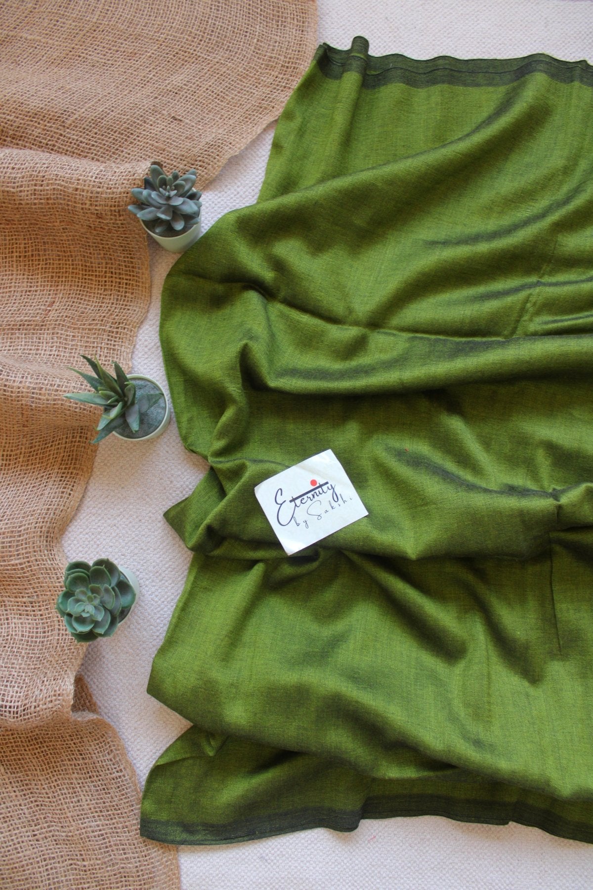 Matcha Office Saree - Eternity by Sakshi