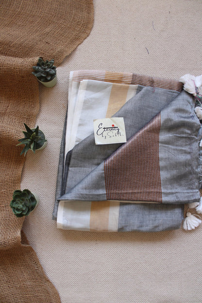 Silver Madhumita Saree - Eternity by Sakshi