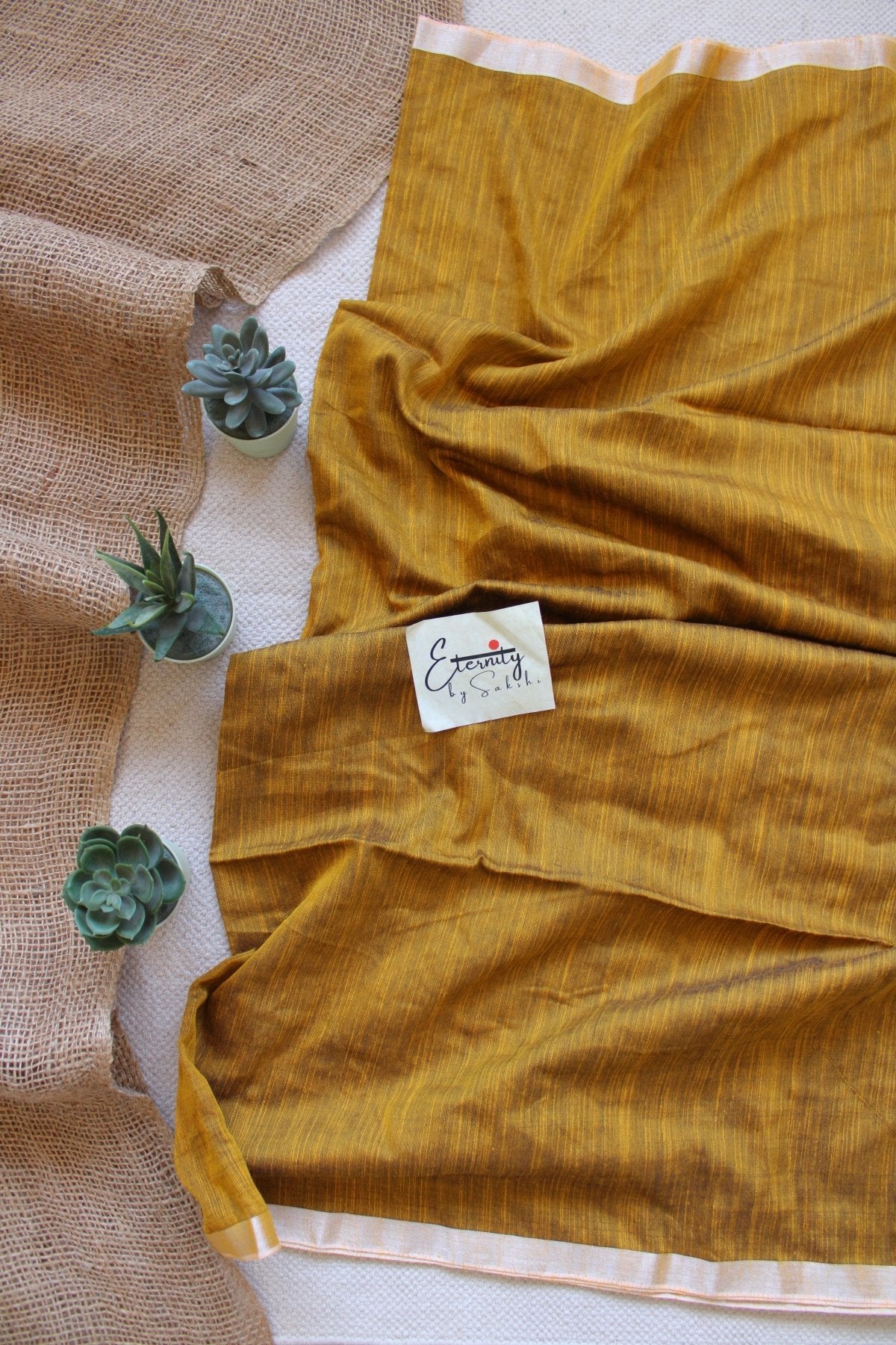 Marigold Mist Saree - Eternity by Sakshi