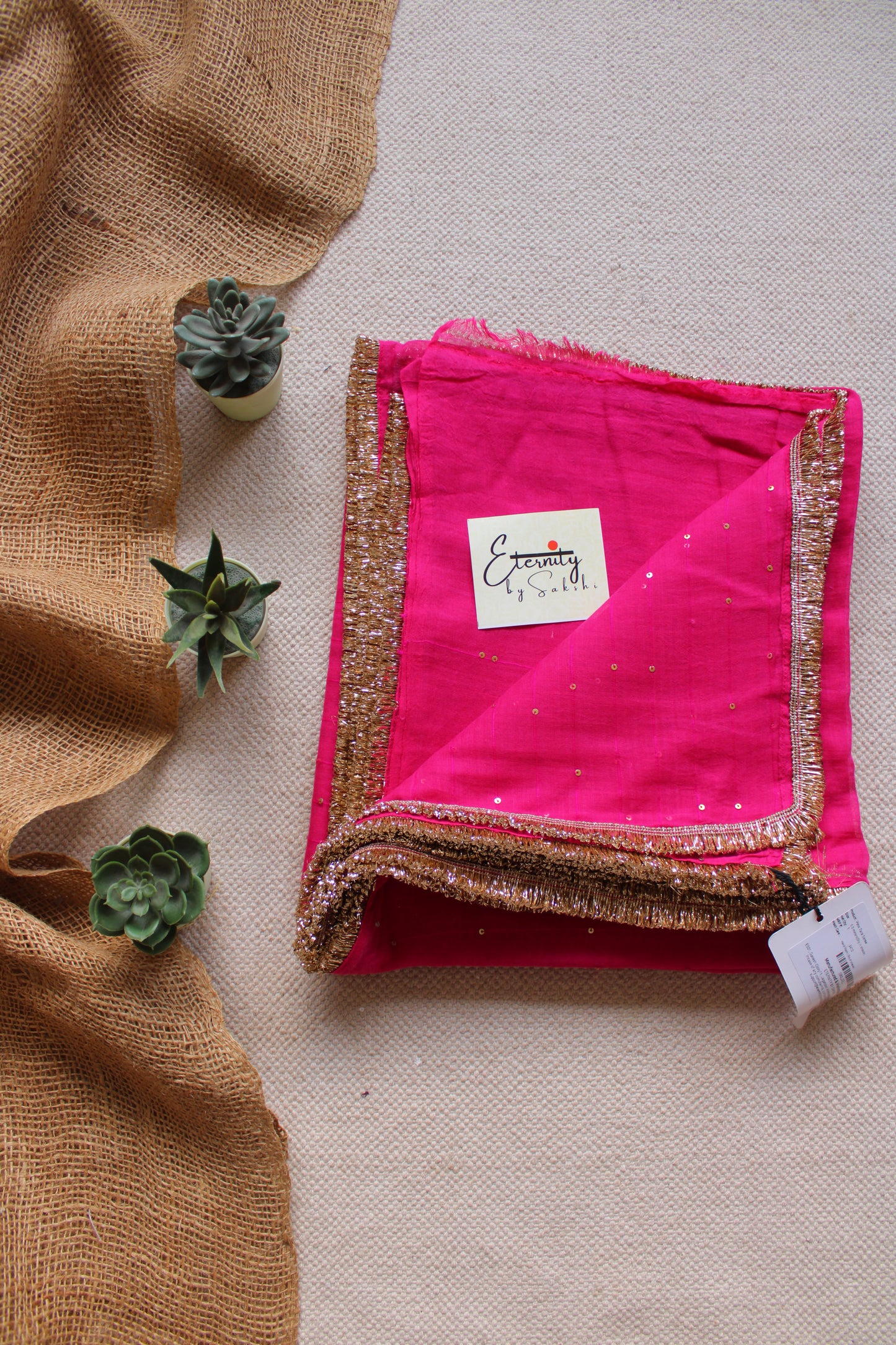 Pink Gulbahar Saree