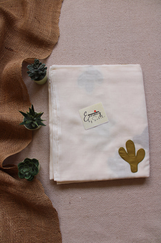 Olive Cactus Saree
