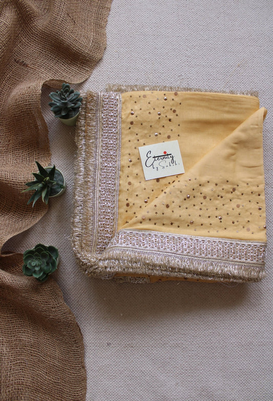 Celestial Gold Handwork Saree - Eternity by Sakshi