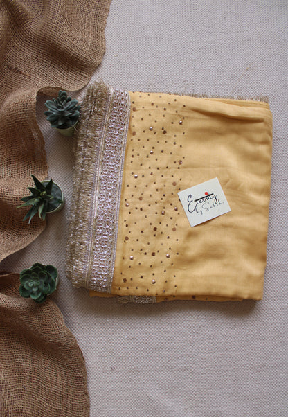 Celestial Gold Handwork Saree
