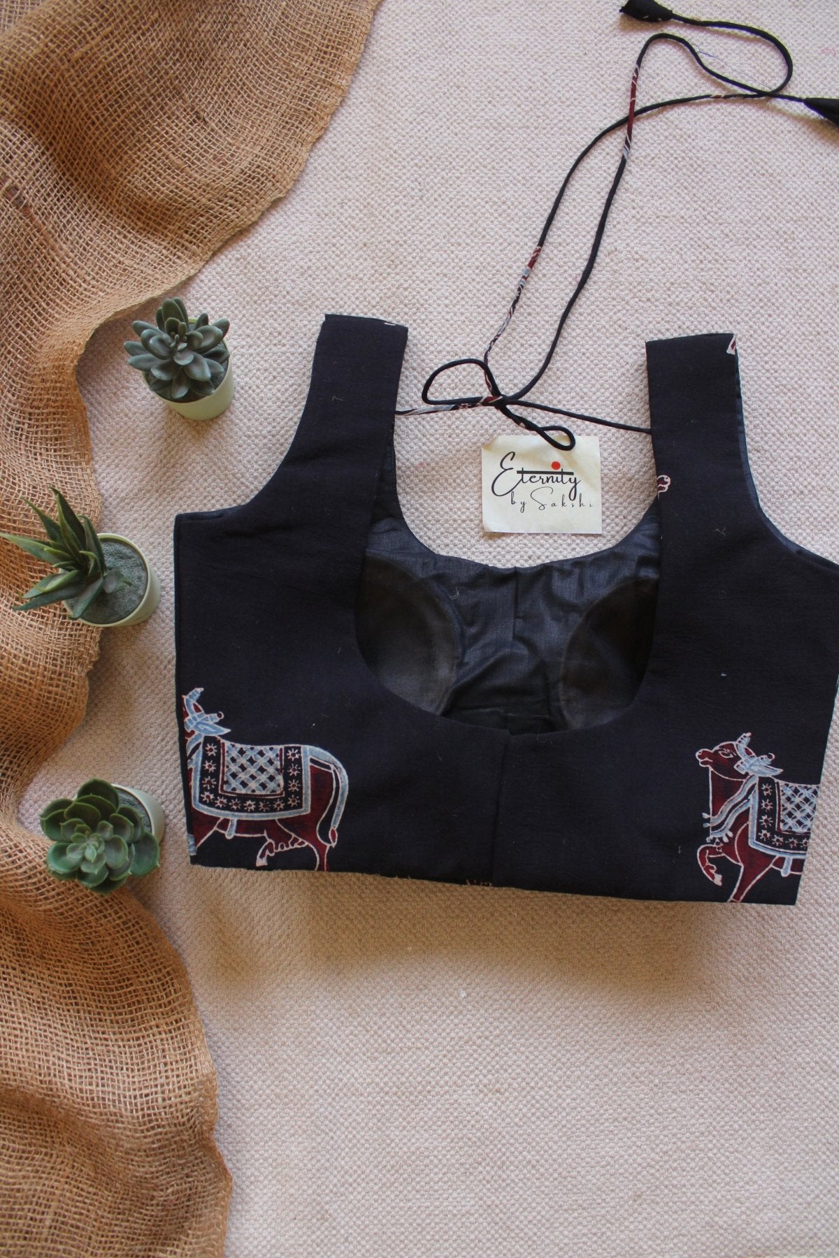 Black - Folk limited Edition Noorie Blouse - Eternity by Sakshi