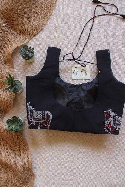 Black - Folk limited Edition Noorie Blouse - Eternity by Sakshi