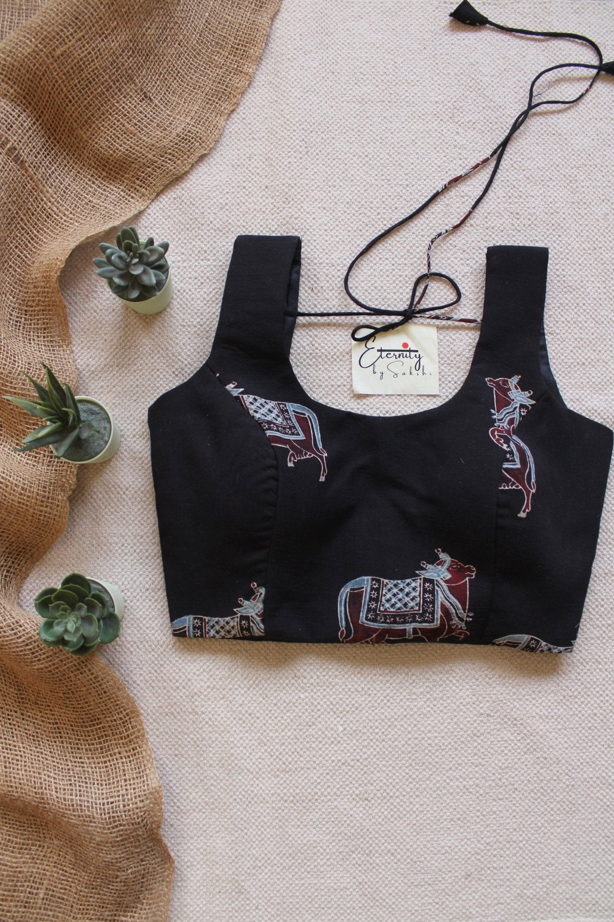 Black - Folk limited Edition Noorie Blouse - Eternity by Sakshi